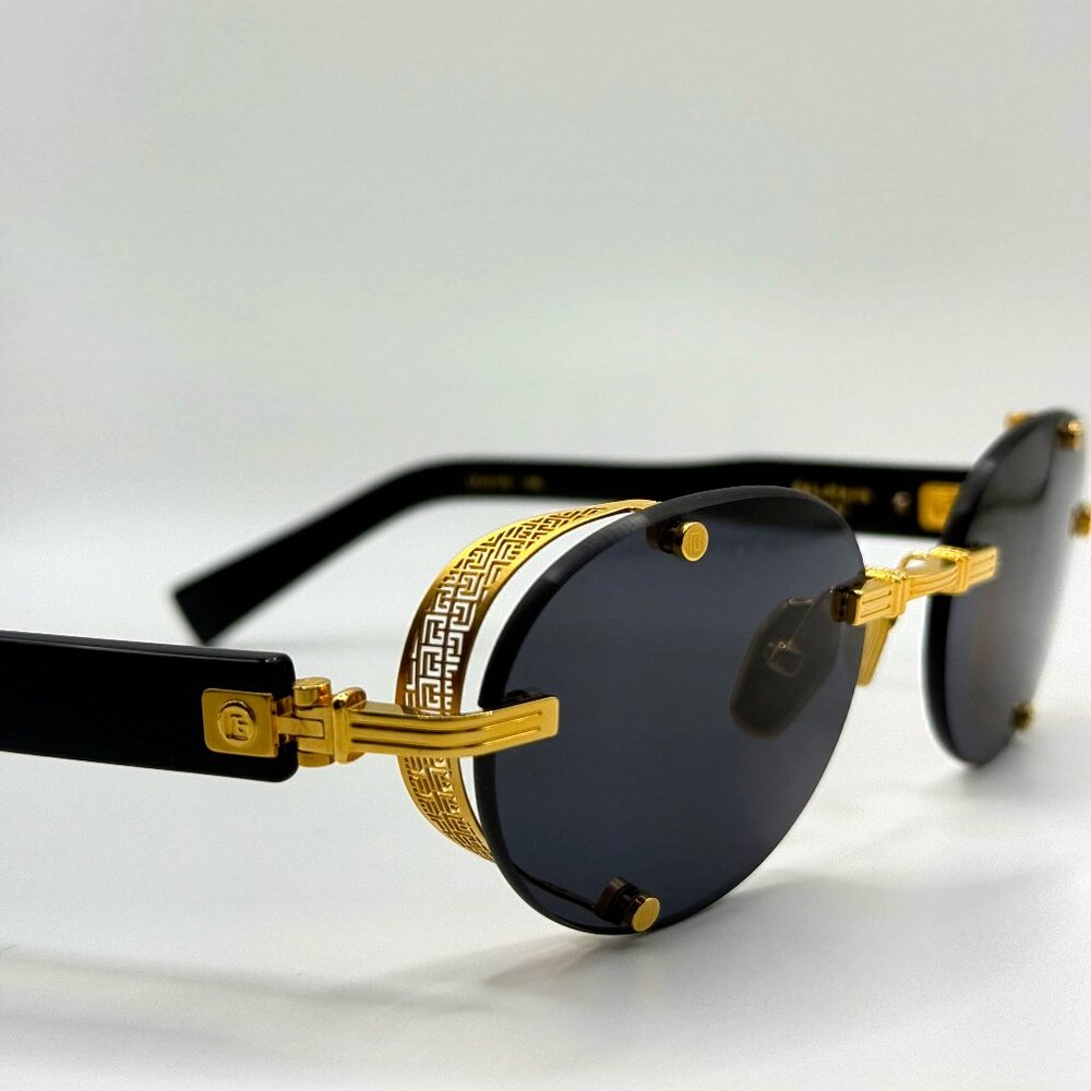 Balmain Monsieur Gold/Black — Cat 3 Lenses
